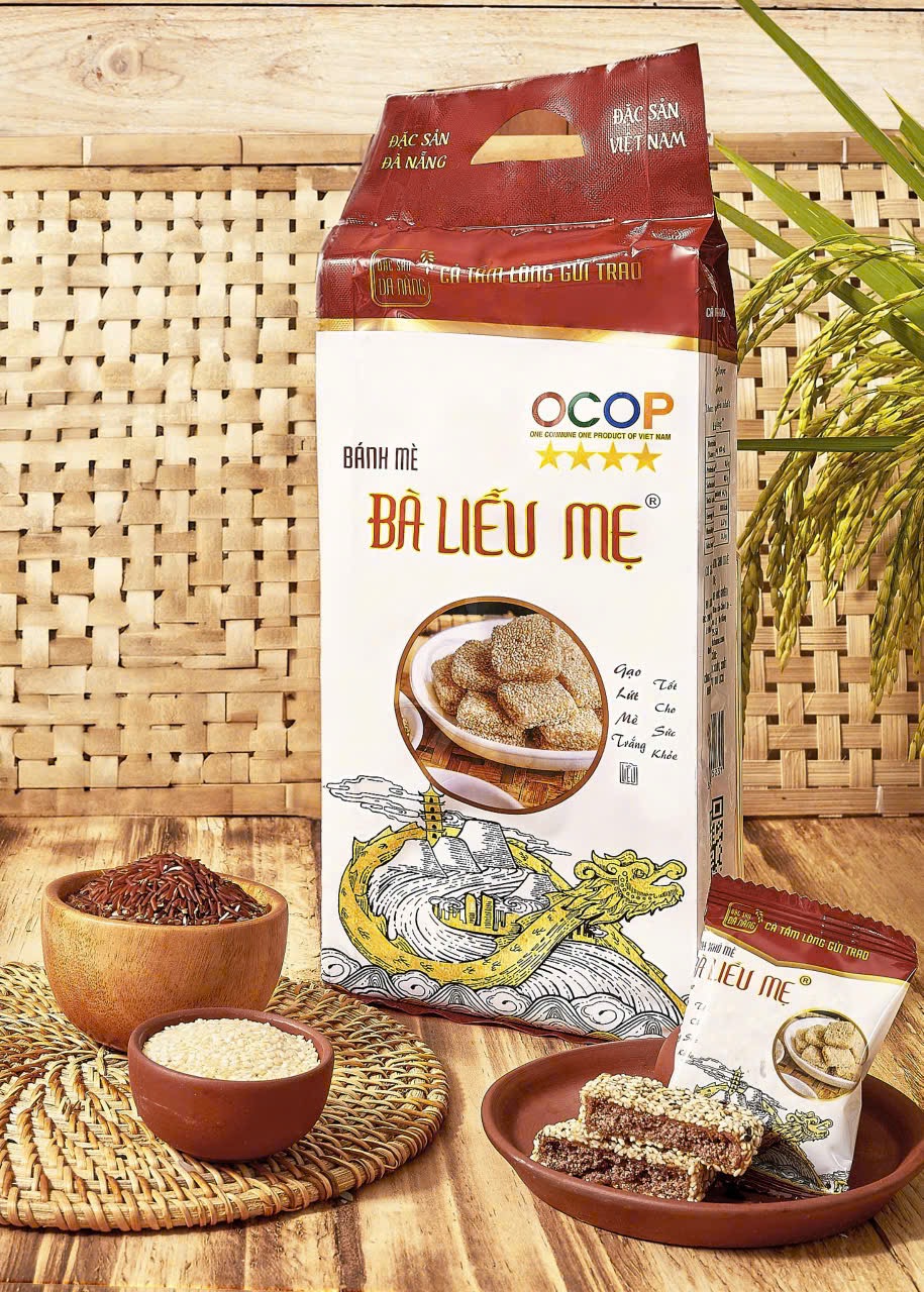 Bánh khô gạo lứt mè trắng