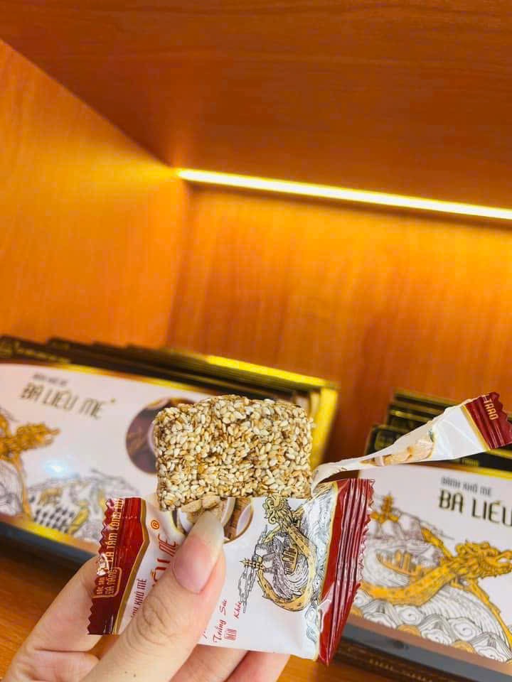 Bánh khô gạo lứt mè trắng