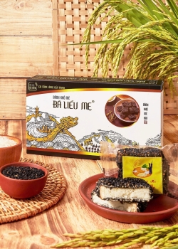 Bánh khô gạo lứt mè đen
